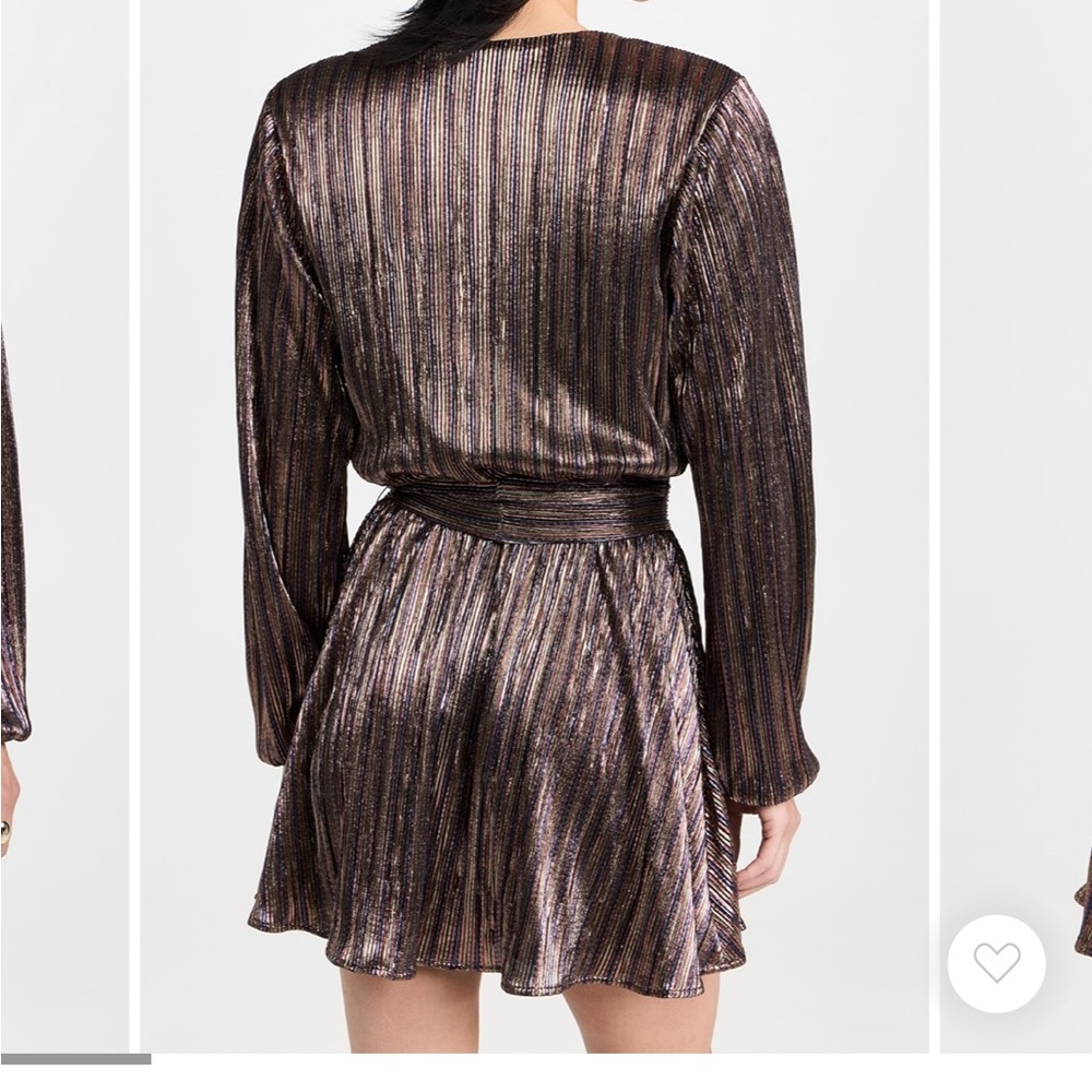 Ramy Brook Metallic Elise Wrap Dress - Picture 2 of 8